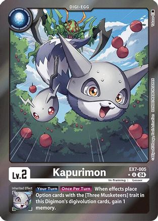 Image of Kapurimon [EX7-005] (Foil) [Digimon LIBERATOR]