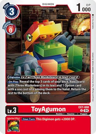 Image of ToyAgumon [EX7-008] - EX7-008 [Digimon LIBERATOR]