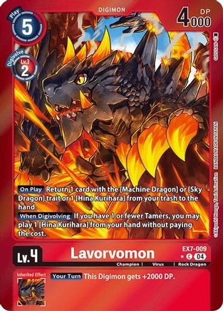 Image of Lavorvomon [EX7-009] (Foil) [Digimon LIBERATOR]