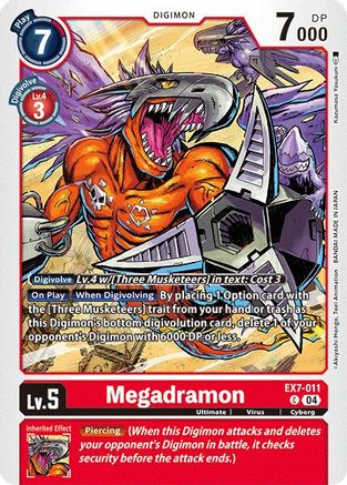 Image of Megadramon [EX7-011] [Digimon LIBERATOR]
