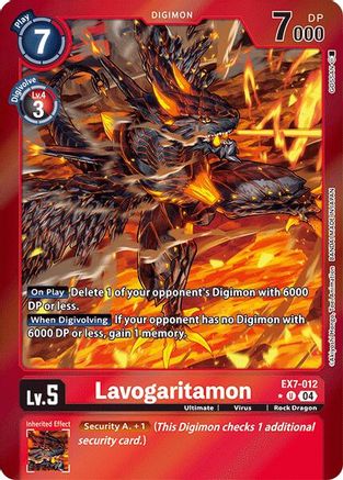 Image of Lavogaritamon [EX7-012] (Foil) [Digimon LIBERATOR]