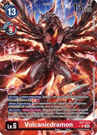 Image of Volcanicdramon [EX7-014] (Alternate Art) [Digimon LIBERATOR]
