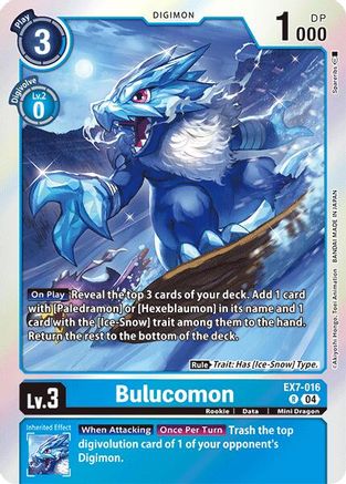 Image of Bulucomon [EX7-016] [Digimon LIBERATOR]