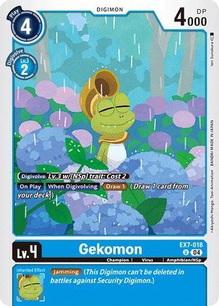 Image of Gekomon [EX7-018] [Digimon LIBERATOR]