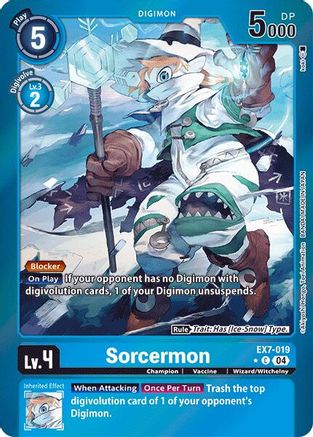 Image of Sorcermon [EX7-019] (Foil) [Digimon LIBERATOR]