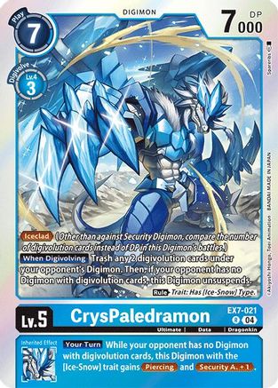 Image of CrysPaledramon [EX7-021] [Digimon LIBERATOR]