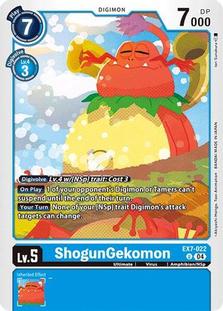 Image of ShogunGekomon [EX7-022] [Digimon LIBERATOR]