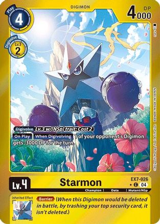 Image of Starmon [EX7-026] (Foil) [Digimon LIBERATOR]