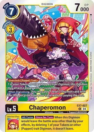 Image of Chaperomon [EX7-027] [Digimon LIBERATOR]