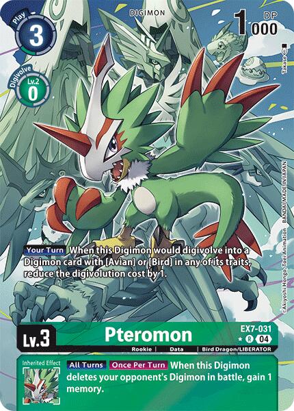 Image of Pteromon [EX7-031] (Alternate Art) [Digimon LIBERATOR]