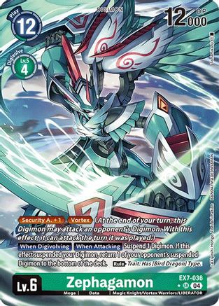 Image of Zephagamon [EX7-036] (Alternate Art) [Digimon LIBERATOR]
