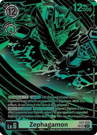 Image of Zephagamon [EX7-036] (Textured) [Digimon LIBERATOR]