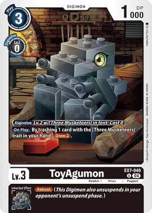 Image of ToyAgumon [EX7-040] - EX7-040 [Digimon LIBERATOR]