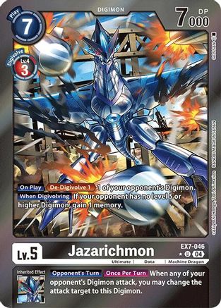 Image of Jazarichmon [EX7-046] (Foil) [Digimon LIBERATOR]