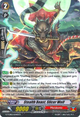 Image of Stealth Beast, Slicer Wolf (G-TCB02/024EN) [The GENIUS STRATEGY]