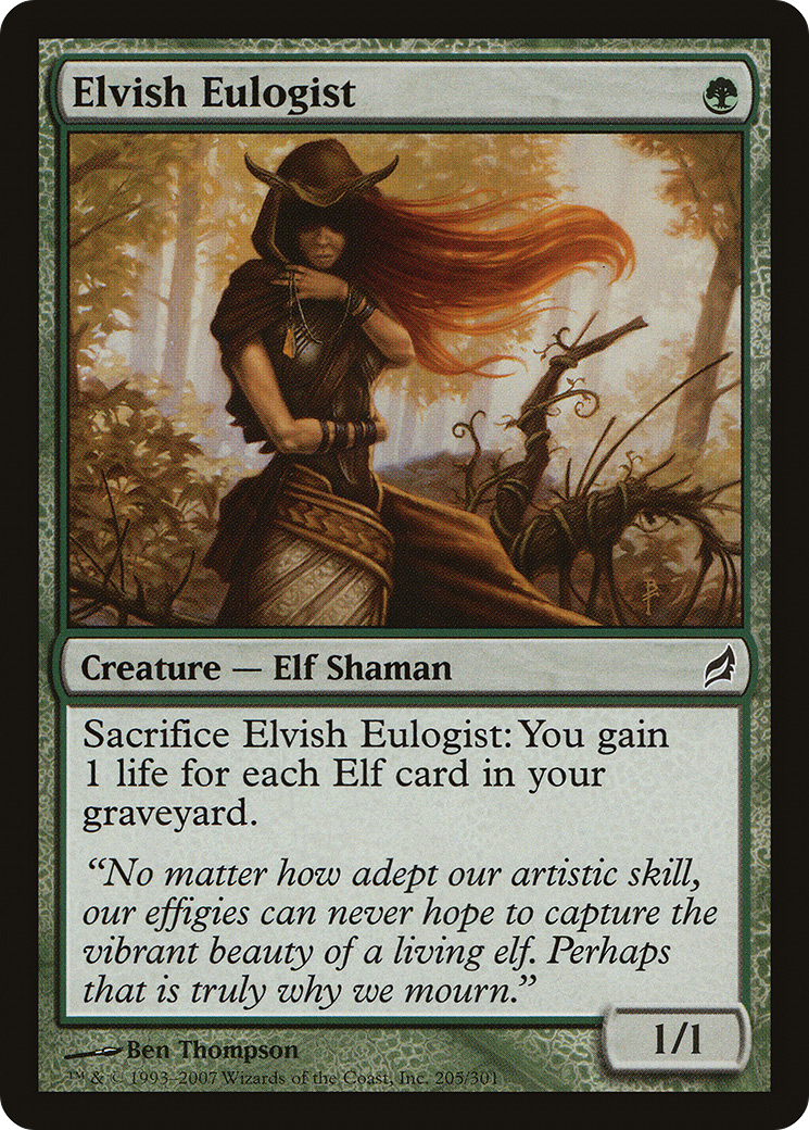 Image of Elvish Eulogist [Lorwyn]
