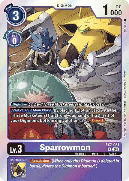 Image of Sparrowmon [EX7-051] [Digimon LIBERATOR]