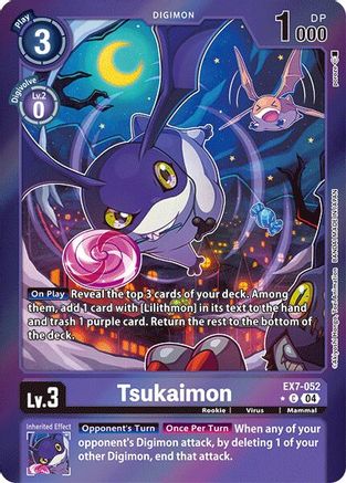 Image of Tsukaimon [EX7-052] (Foil) [Digimon LIBERATOR]