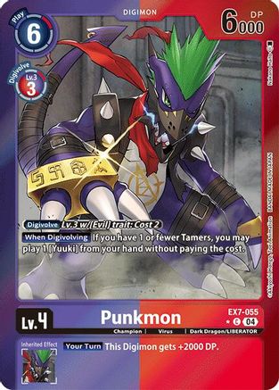 Image of Punkmon [EX7-055] (Foil) [Digimon LIBERATOR]