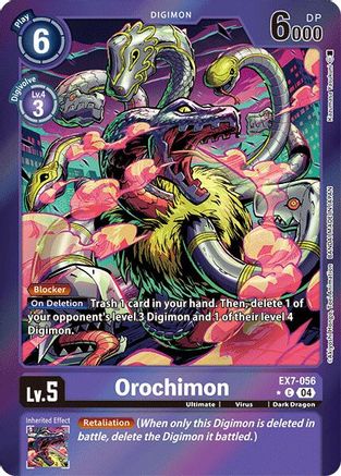 Image of Orochimon [EX7-056] (Foil) [Digimon LIBERATOR]