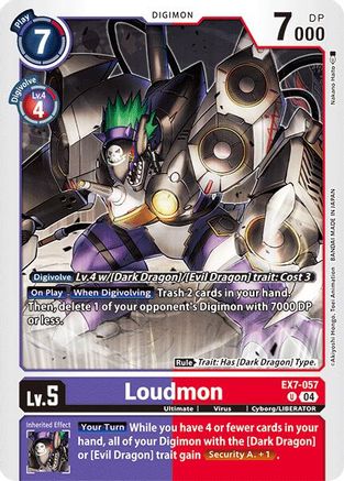 Image of Loudmon [EX7-057] [Digimon LIBERATOR]