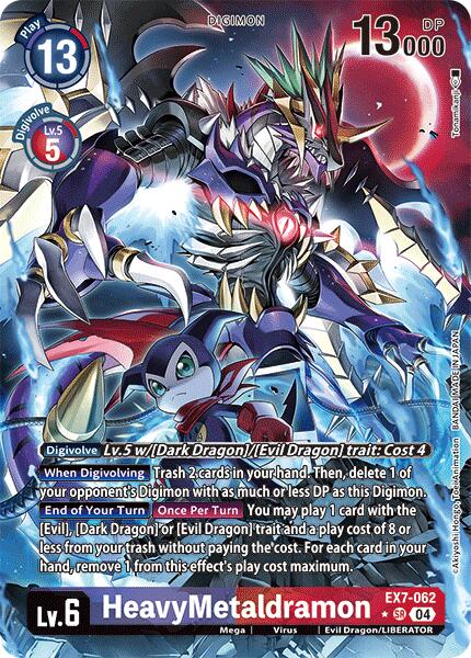 Image of HeavyMetaldramon [EX7-062] (Alternate Art) [Digimon LIBERATOR]