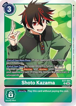 Image of Shoto Kazama [EX7-064] [Digimon LIBERATOR]
