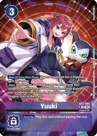 Image of Yuuki [EX7-065] (Alternate Art) [Digimon LIBERATOR]