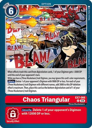 Image of Chaos Triangular [EX7-066] [Digimon LIBERATOR]