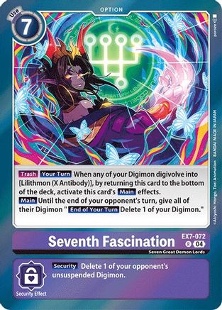 Image of Seventh Fascination [EX7-072] [Digimon LIBERATOR]