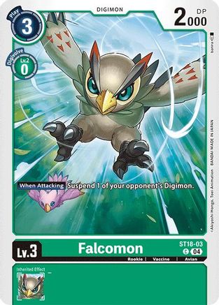 Image of Falcomon [ST18-03] [Starter Deck: Guardian Vortex]