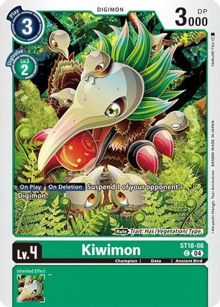 Image of Kiwimon [ST18-06] [Starter Deck: Guardian Vortex]