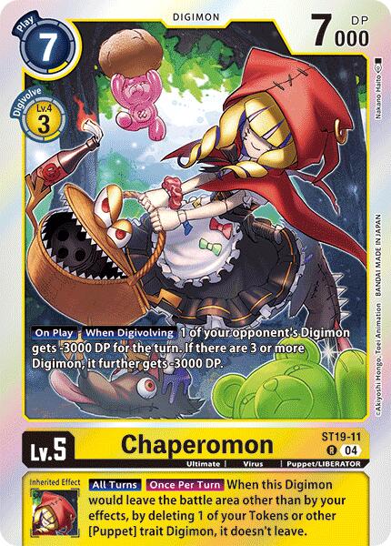 Image of Chaperomon [ST19-11] [Starter Deck: Fable Waltz]