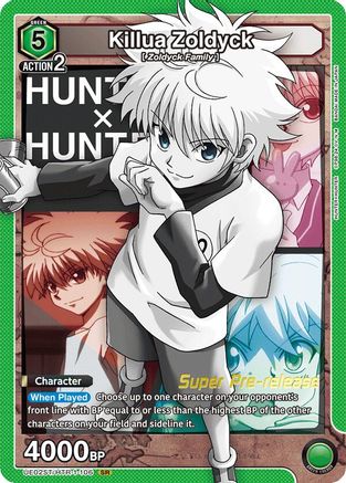 Image of Killua Zoldyck (106) (UE02ST/HTR-1-106) - UE02ST HUNTER X HUNTER Super PreRelease Starter Deck Foil