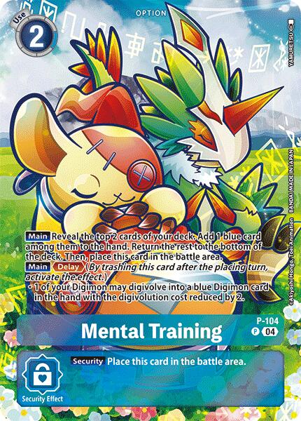 Image of Mental Training [P-104] (Starter Deck 18 Exclusive) [Starter Deck: Guardian Vortex Promos]