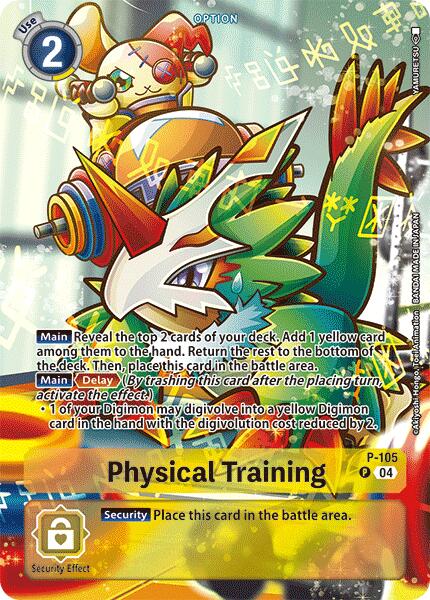 Image of Physical Training [P-105] (Starter Deck 18 Exclusive) [Starter Deck: Guardian Vortex Promos]