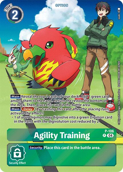Image of Agility Training [P-106] (Starter Deck 18 Exclusive) [Starter Deck: Guardian Vortex Promos]