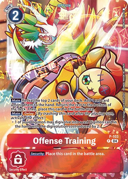 Image of Offense Training [P-103] (Starter Deck 19 Exclusive) [Starter Deck: Fable Waltz Promos]