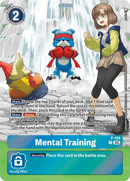Image of Mental Training [P-104] (Starter Deck 19 Exclusive) [Starter Deck: Fable Waltz Promos]