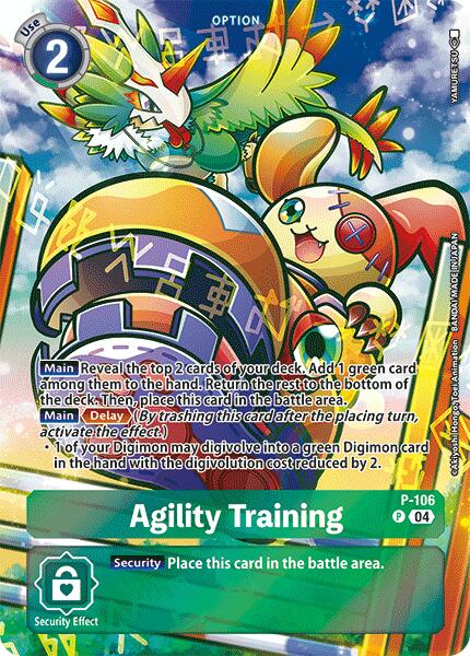 Image of Agility Training [P-106] (Starter Deck 19 Exclusive) [Starter Deck: Fable Waltz Promos]