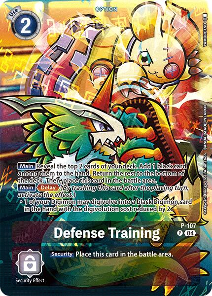 Image of Defense Training [P-107] (Starter Deck 19 Exclusive) [Starter Deck: Fable Waltz Promos]