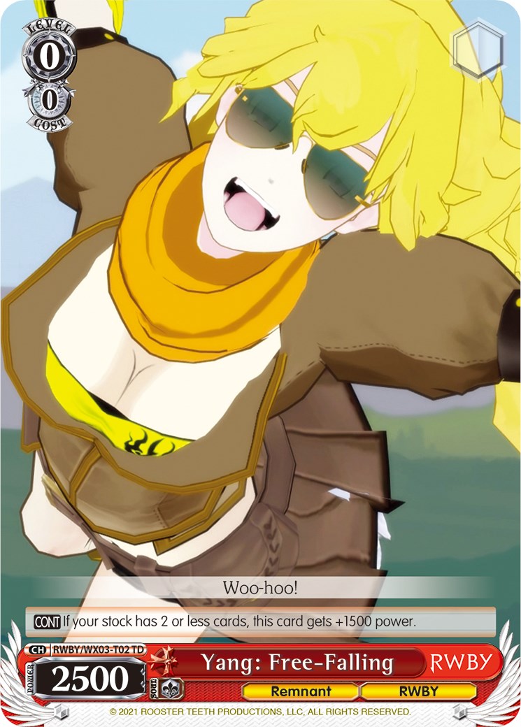 Image of Yang: Free-Falling (RWBY/WX03-T02 TD) [RWBY]