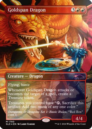 Image of Goldspan Dragon (Rainbow Foil) [Secret Lair Drop Series]
