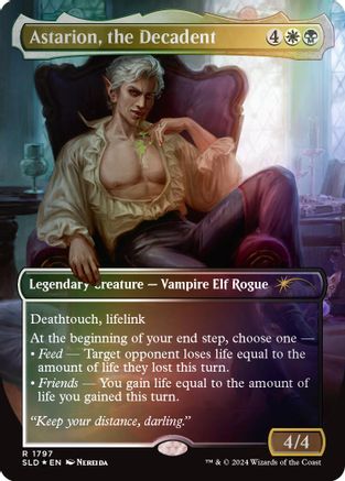 Image of Astarion, the Decadent (Rainbow Foil) [Secret Lair Drop Series]