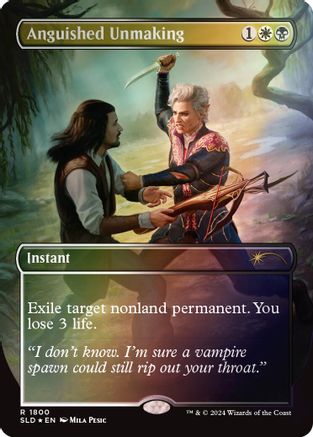 Image of Anguished Unmaking (1800) (Rainbow Foil) [Secret Lair Drop Series]