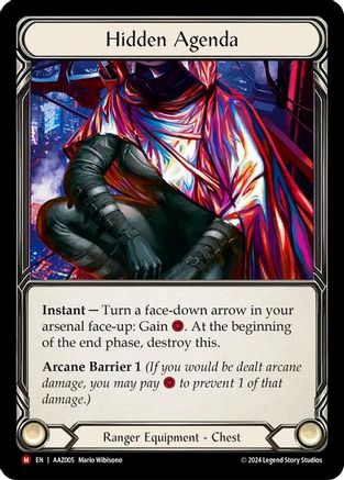 Image of Hidden Agenda (Purple) [AAZ005] (Armory Deck: Azalea)  Rainbow Foil