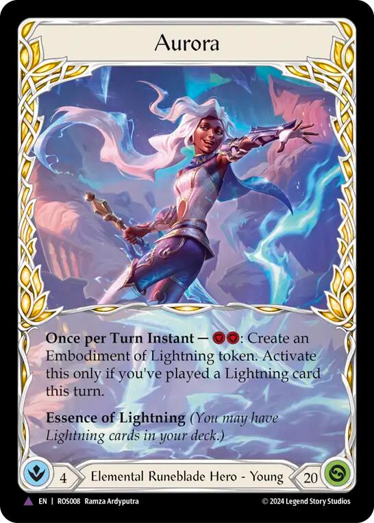 Image of Aurora (Marvel) [ROS008] (Rosetta)  Cold Foil