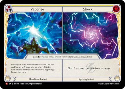 Image of Vaporize // Shock [ROS011] (Rosetta)  Rainbow Foil