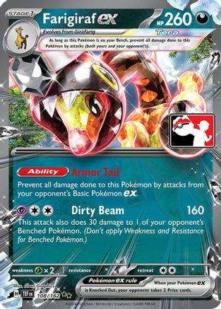 Image of Farigiraf ex (108/162) [Prize Pack Series Five]