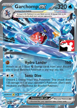 Image of Garchomp ex (038/182) [Prize Pack Series Five]